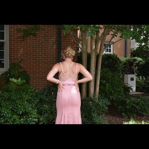 Pink prom dress